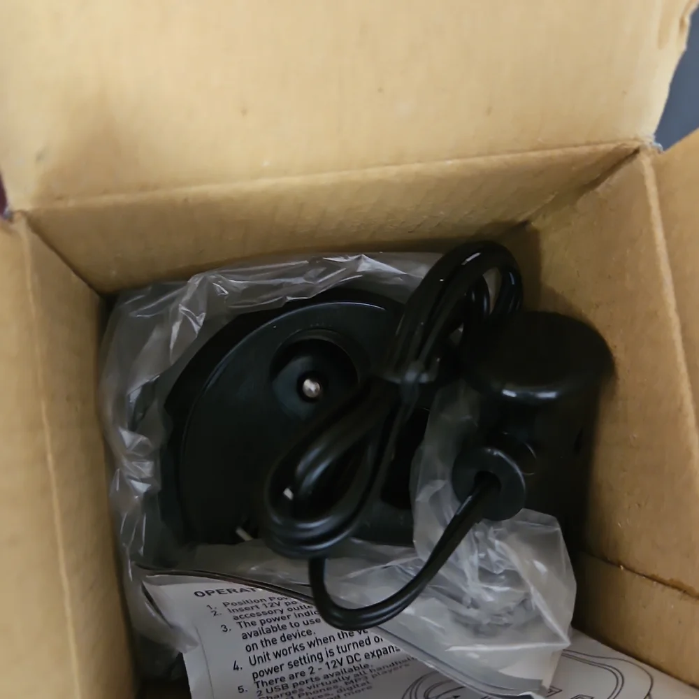 Automotive Dual USB Car Charger - Black